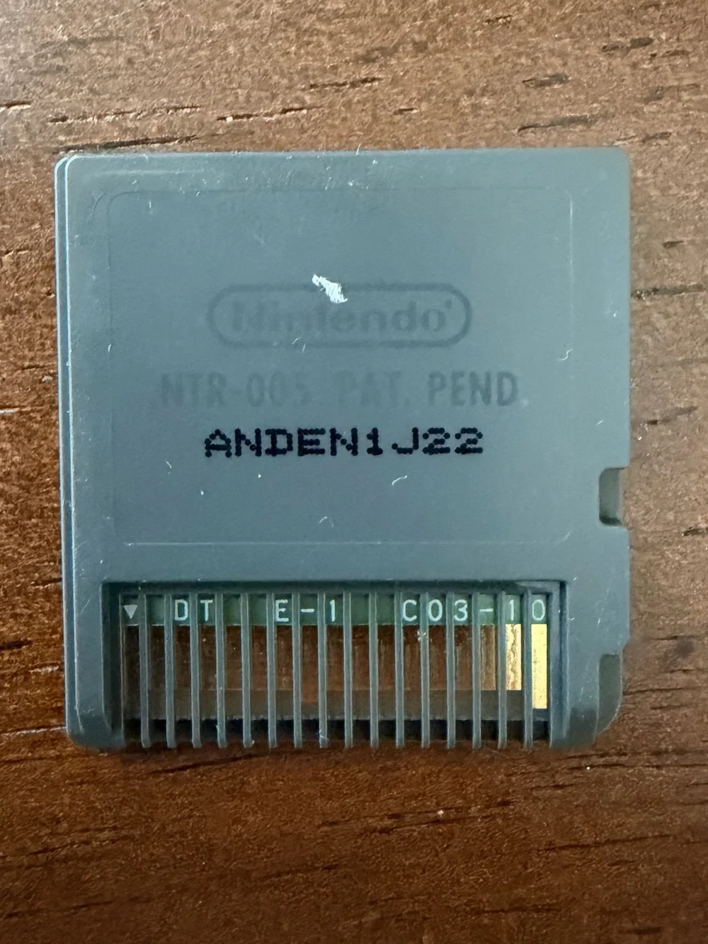 Nintendo DS Brain Age Game Cartridge
